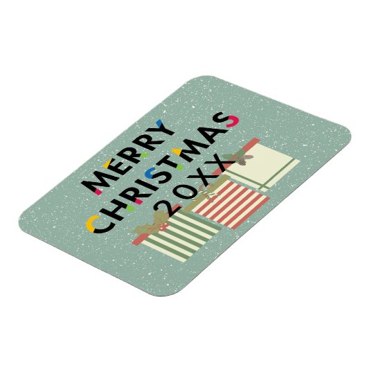 Frohe Weihnachts-Geschenkboxen Flexible Küche Magn Magnet (Linke Seite)