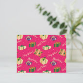 Frohe Weihnachts-Geschenkboxen Postkarte (Stehend Vorderseite)