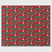 Frohe Weihnachts-Geschenkpapier Geschenkpapier (Flach)