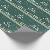 Frohe Weihnachts-Geschenkpapier Geschenkpapier (Ecke)