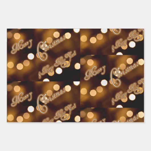 Frohe Weihnachts Geschenkpapier verpacken! Set (Vorderseite)