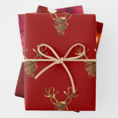 Frohe Weihnachts Geschenkpapier verpacken! Wrappin Set (Beispiel)