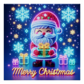 Frohe Weihnachts-Geschenkposter Poster (Vorderseite)