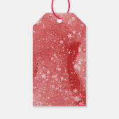 Frohe Weihnachts-Geschenktags Geschenkanhänger (Rückseite)