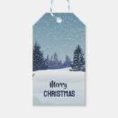 Frohe Weihnachts-Geschenktags Geschenkanhänger (Vorderseite)