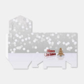 Frohe Weihnachts-Gingerbread-Bäume Geschenkschachtel (Ungefaltet)
