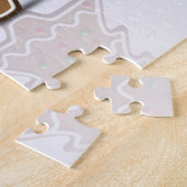 Frohe Weihnachts-Gingerbread-Bäume Puzzle (Seite)