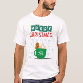 Frohe Weihnachts-Gingerbread-T-Shirt T-Shirt