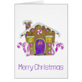 Frohe Weihnachts-Gingerbrothaus (Vorne)