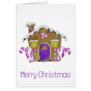 Frohe Weihnachts-Gingerbrothaus