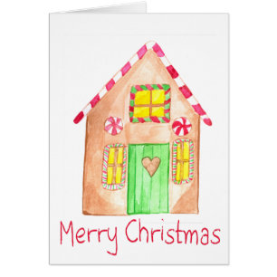 Frohe Weihnachts-Gingerbrothaus