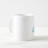 Frohe Weihnachts-Glitzer-Pinsel-Tasse Kaffeetasse (Vorderseite Links)