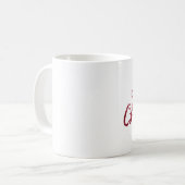 Frohe Weihnachts-Glitzer-Pinsel-Tasse Kaffeetasse (Vorderseite Links)