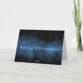 Frohe Weihnachts-Glitzern Karte (Rückseite)