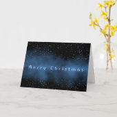 Frohe Weihnachts-Glitzern Karte (Gelbe Blume)