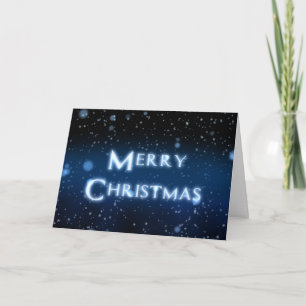 Frohe Weihnachts-Glitzern Karte