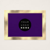 Frohe Weihnachts-Glück NewYear Insert-Logo Lila (Rückseite)