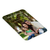 Frohe Weihnachts glücklich Neujahr Script Custom F Magnet (Rechte Seite)