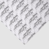 Frohe Weihnachts-glückliche Neujahrsausgabe Seidenpapier (Ausschnitt)