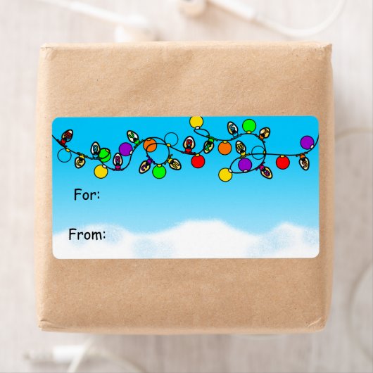 Frohe Weihnachts-Glühbirnen (Insitu)