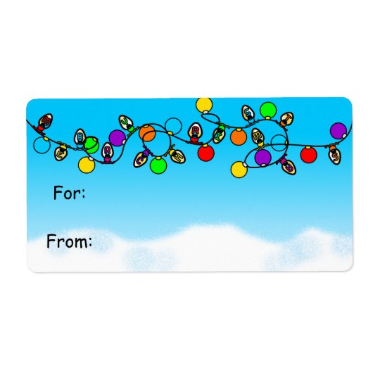 Frohe Weihnachts-Glühbirnen (Vorne)