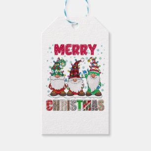 Frohe Weihnachts Gnome Familie Funny Xmas Tree Geschenkanhänger