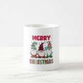 Frohe Weihnachts Gnome Familie Funny Xmas Tree Kaffeetasse (Mittel)