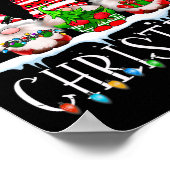 Frohe Weihnachts Gnome Funny Familie Weihnachten K Poster (Ecke)