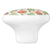 Frohe Weihnachts Gnome House Candy Cane Colorful Keramikknauf (Seitenansicht)