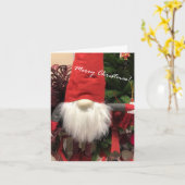 Frohe Weihnachts Gnome Joy and Magic Holiday Card Karte (Gelbe Blume)