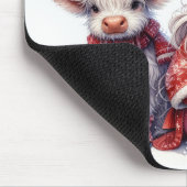Frohe Weihnachts-Gnome Mousepad (Ecke)