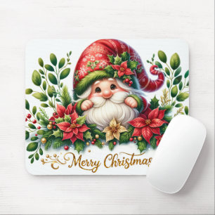 Frohe Weihnachts-Gnome Mousepad