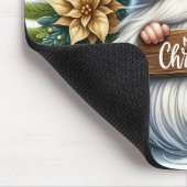Frohe Weihnachts-Gnome Mousepad (Ecke)