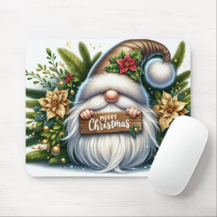 Frohe Weihnachts-Gnome Mousepad