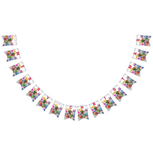 Frohe Weihnachts Gnome Party Cartoon Zeichnend Fun Wimpelkette (Alle)