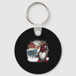 Frohe Weihnachts-Gnome Schlüsselanhänger