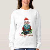 Frohe Weihnachts-Gnome Sweatshirt (Vorderseite)