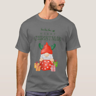 Frohe Weihnachts-Gnome-T-Shirt T-Shirt