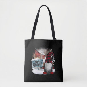 Frohe Weihnachts-Gnome Tasche