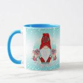Frohe Weihnachts-Gnome-Tasse Tasse (Links)