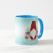 Frohe Weihnachts-Gnome-Tasse Tasse (VorderseiteRechts)