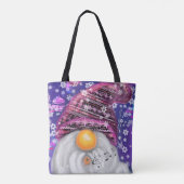 Frohe Weihnachts Gnome Tote Tag Tasche (Rückseite)