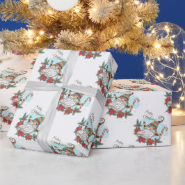 Frohe Weihnachts Gnome Wrapping Paper Geschenkpapier