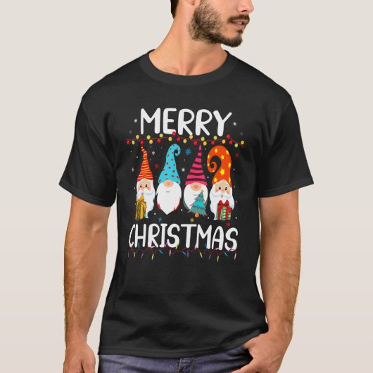 Frohe Weihnachts Gnome Xmas Matching Family Group  T-Shirt (Vorderseite)