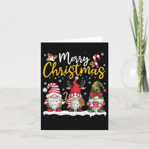 Frohe Weihnachts-Gnomes Lover Xmas Familie Männer  Karte