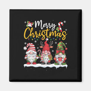 Frohe Weihnachts-Gnomes Lover Xmas Familie Männer  Magnet
