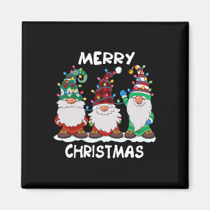 Frohe Weihnachts Gnomes Xmas Familie Männer Frauen Magnet