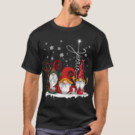 Frohe Weihnachts Gnomes Xmas Familie Männer Frauen T-Shirt