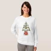 Frohe Weihnachts-GOAT LOVER'S GIFT Weihnachtsbäume T-Shirt (Vorne ganz)