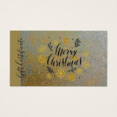 Frohe Weihnachts Gold Holiday Geschenkgutschein (Vorderseite)